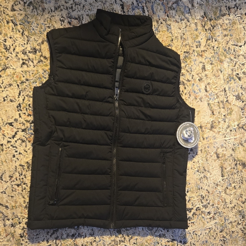 Michael Kors Black Puffer Vest